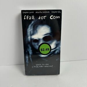 Fear Dot Com (VHS, 2003) Stephen Dorff, Stephen Rea Hollywood Video Sealed